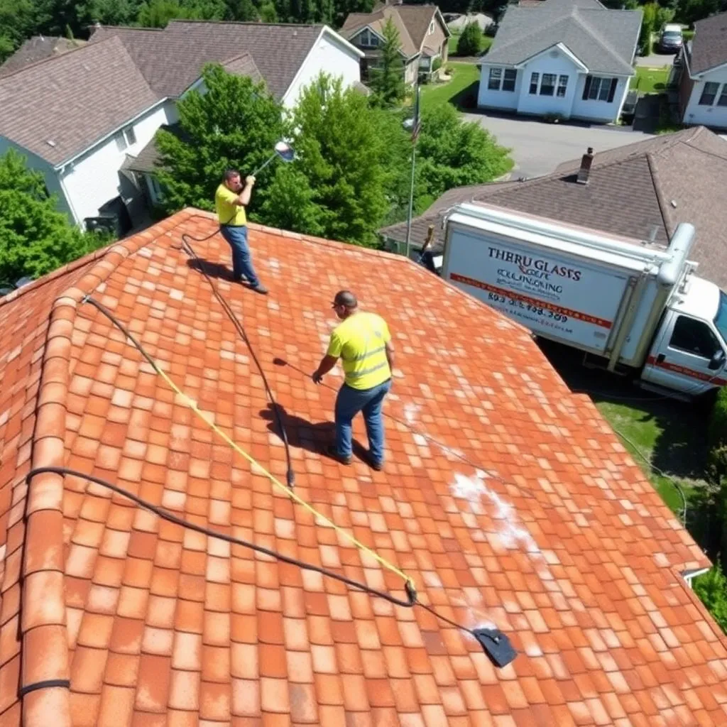 Thru Glass Cleaning