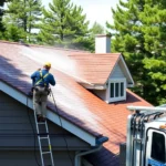 roof-pressure-washing-forest-pines