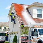 roof-pressure-washing-fountain-lake